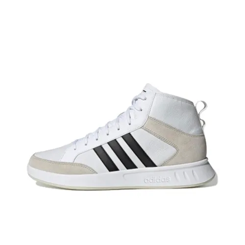Adidas Court80s MID Slip Resistant Abrasion Resistant High Top Скейтборд Кроссовки Унисекс Bright White