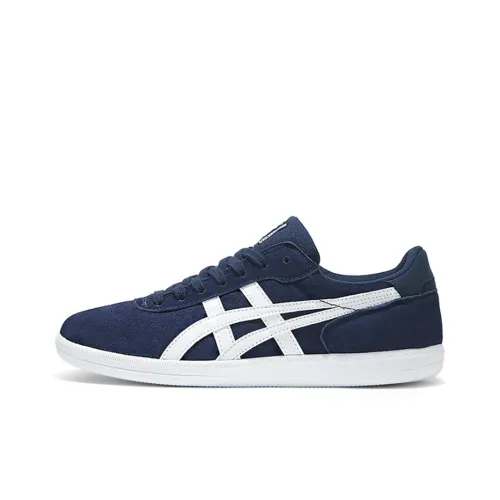 Onitsuka Tiger PERCUSSOR TRS Устойчивые к истиранию Низкие Кроссовки для скейтбординга Унисекс Темно-синий с Белым