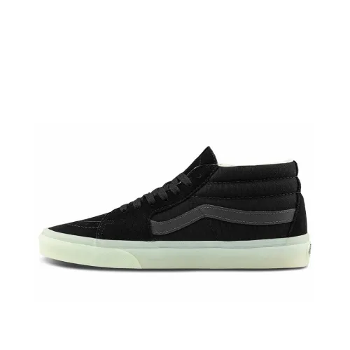 VANS SK8 Легкий MID Топ Скейтборд Кроссовки Унисекс Черный