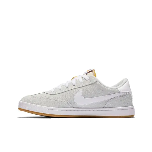 Nike SB FC Classic Slip-Resistant Abrasion-Resistant Легкие Низкие Скейтборд Кроссовки Мужские Серый Белый