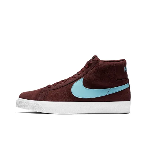 Nike Blazer SB Glacier Ice Resistant и Устойчивый к Износу MID Скейтбординг Кроссовки Мужской Ice Brown