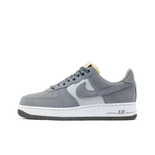 Nike Air Force 1 Cool GREY Anti-slip Lightweight Low-top Скейтбординг Кроссовки Мужские Cool Grey