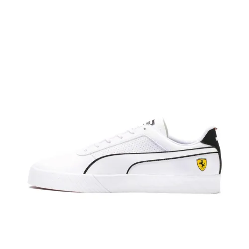 PUMA Scuderia Ferrari Slip-resistant Abrasion-resistant Low Top Skateboard Shoes PUMA Scuderia Ferrari Противоскользящие Износостойкие Низкие Кроссовки для скейтбординга