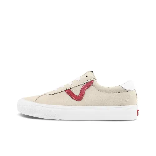 Vans Sports Low Топ Скейтборд Кроссовки Унисекс Красный Желтый