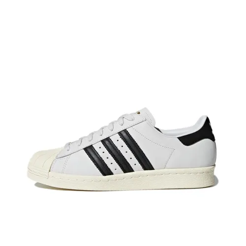 Adidas Originals SUPERSTAR 80s Low Топ Скейтборд Кроссовки Женские Серый Черный