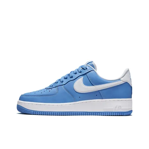 Nike Air FORCE 1 Low Топ Скейтборд Кроссовки Мужские Синие Белые
