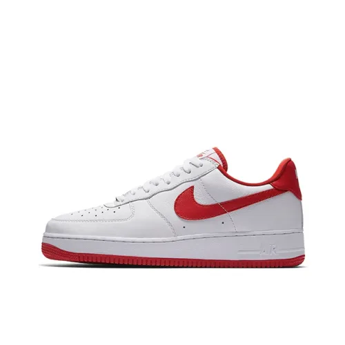 Nike Air FORCE 1 Think 16 'FO Fi FO' Легкий Покрытие Низкие Кроссовки для скейтбординга Мужские Белый Красный