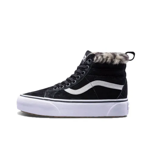 Vans SK8 Платформа MTE Кроссовки Высокие Кроссовки для скейтбординга Женские Черный Белый