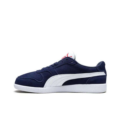 PUMA Icra Trainer SD Устойчивый к истиранию Легкий и Дышащий Скейтборд Низкие Кроссовки Унисекс Синий Белый Красный