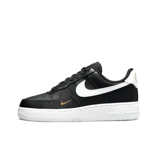 Nike Air Force 1 '07 Essential Low Топ Скейтборд Кроссовки Женские Черный Белый