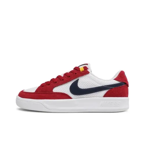Nike SB Adversary Low Топ Скейтборд Кроссовки Унисекс Белый Красный Синий