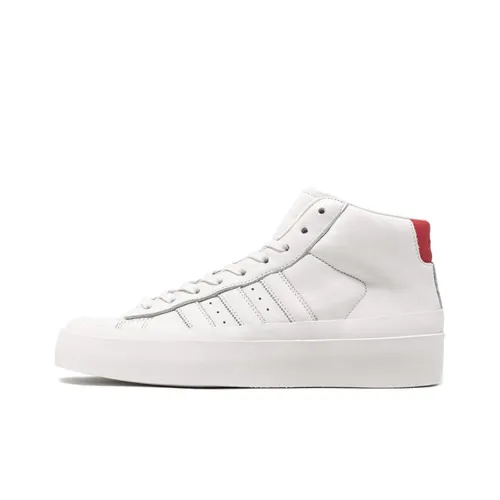 424 x Adidas Originals Pro Model Non Slip Легкий MID Топ Повседневная Скейтборд Обувь Мужская Белый Красный