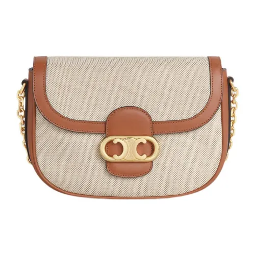 CELINE Triomphe Телячья кожа Сумка с цепочкой Сумка через плечо Женская