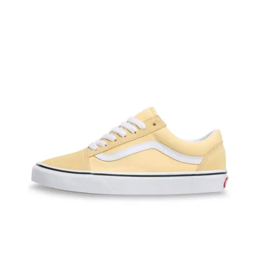 Vans Old Skool Collection Низкие Кроссовки для Скейтбординга Женские Светло-Желтые