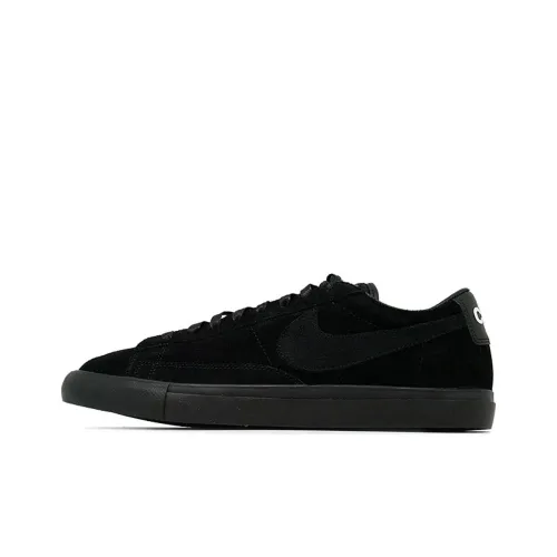 Nike Blazer Anti-slip Легкий Низкий Топ Скейтборд Кроссовки Мужские Черные