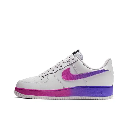 Nike Air Force 1 07 LV8 Slip Resistant Abrasion Resistant Low Top Скейтборд Кроссовки Unisex Синий Розовый Градиент