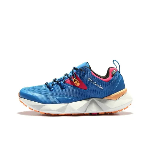 Columbia Устойчивость к истиранию Покрытие Низкий Топ Уличная обувь Женская Синяя