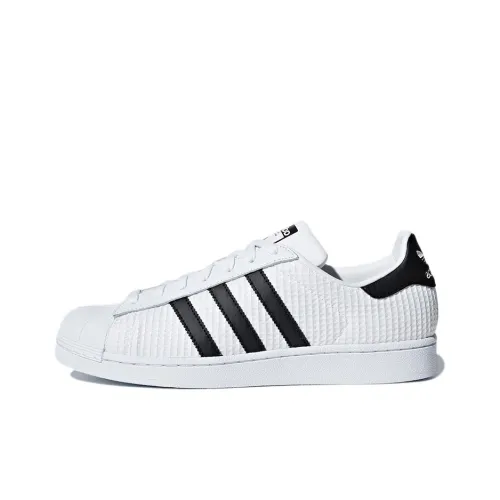 Adidas Originals SUPERSTAR LOW Скейтборд Кроссовки Мужские Белый Черный