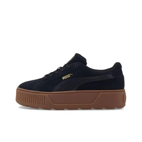PUMA Karmen Low Топ Скейтборд Кроссовки Женские Черный Коричневый