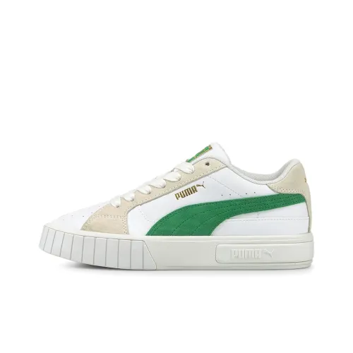 PUMA Cali Star MI Легкий Низкий Топ Кроссовки для скейтбординга Женские Белый Зеленый