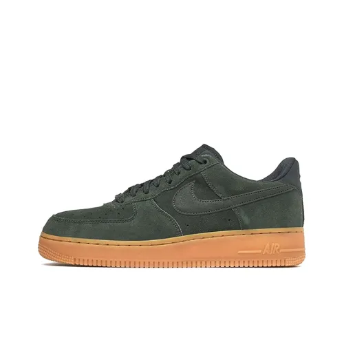 Nike Air Force 1 07 LV8 Suede 'На открытом воздухе Зеленый' Покрытие Противоскользящий Низкий Топ Скейтбординг Кроссовки Мужской Jasper