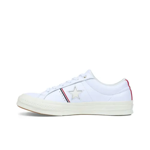 Конверс ONE STAR Скейтборд Кроссовки Унисекс Белые