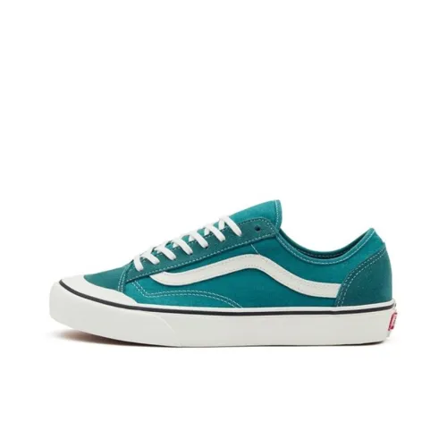 VANS Style 36 Decon SF Легкий Низкий Топ Скейтборд Кроссовки Унисекс Jadeite Зеленый