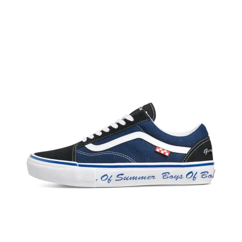 Boys Of Summer x Vans Old Skool Collection Низкие Кроссовки для Скейтбординга Унисекс Черные Синие