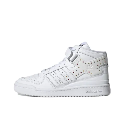 Adidas Originals Forum Mid Топ Кроссовки для скейтбординга Женские Bright White
