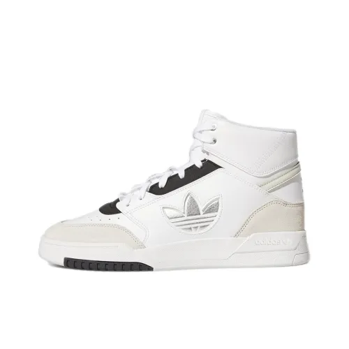 Adidas Originals Drop Step XL Slip-on Устойчивые к истиранию Высокие Кроссовки для скейтбординга Унисекс Белые