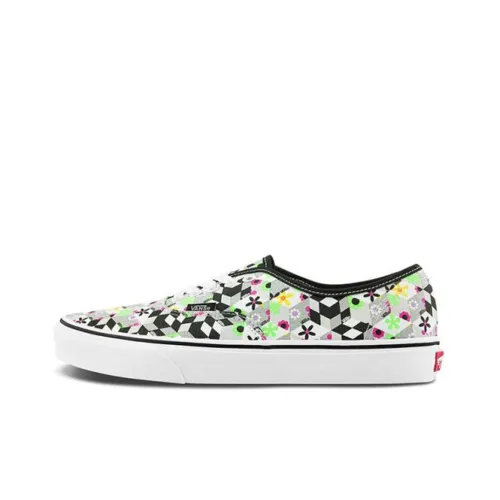 VANS Authentic Series Low Топ Скейтборд Кроссовки Унисекс Черный Белый
