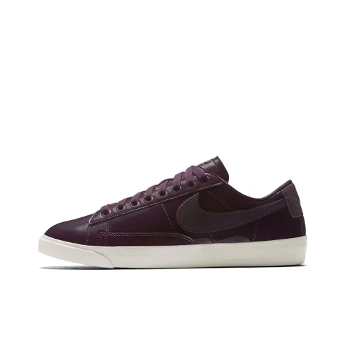 Nike Blazer Nocturne Port Wine Low Top Скейтборд Кроссовки Женские Виноградный Фиолетовый