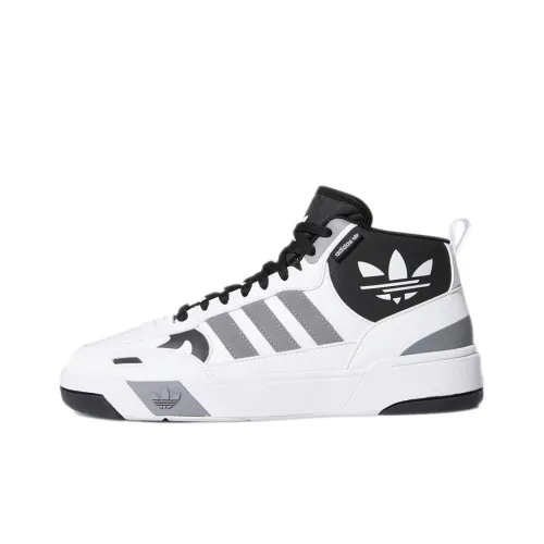 Adidas Originals Post Up Slip Resistant Abrasion Resistant Легкий MID Скейтборд Кроссовки Унисекс Белый черный