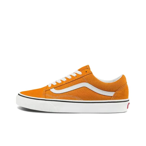 VANS Old Skool Low Топ Скейтборд Кроссовки Унисекс Динамичный Желтый