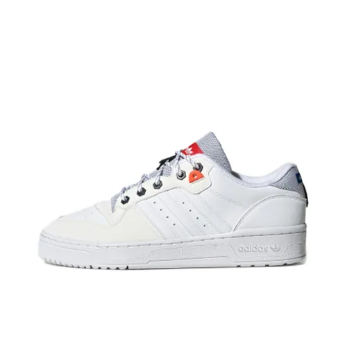 Adidas Originals Rivalry Low Slip-Resistant Abrasion-Resistant Легкий Низкий Скейтбординг Кроссовки Унисекс Белый Серый