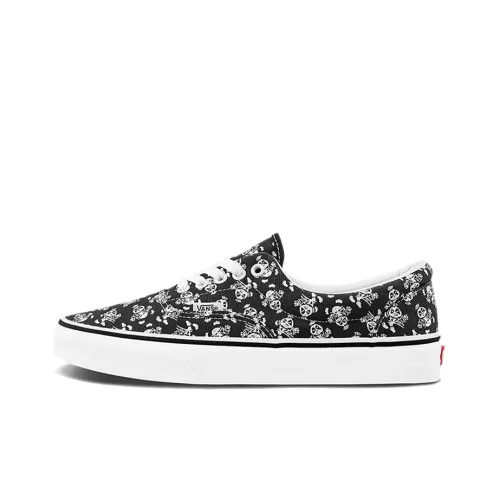 VANS Era Low Топ Скейтборд Кроссовки Унисекс Черный Белый
