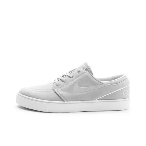 Fragment Design x Nike SB Stefan Janoski Low Топ Скейтборд Кроссовки Мужские Серые