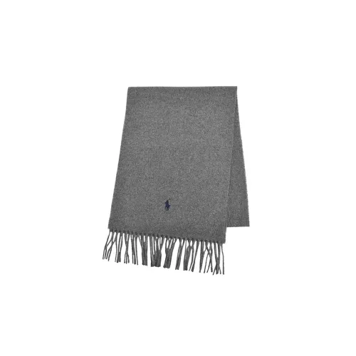 Polo Ralph Lauren Переработанная шерсть Вязаные шарфы Унисекс Серый