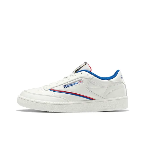 REEBOK CLUB C 85 Low Топ Скейтборд Кроссовки Унисекс Белый Синий