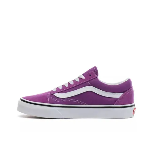 VANS Old Skool Collection Низкие Кроссовки для Скейтбординга Унисекс Белый Фиолетовый