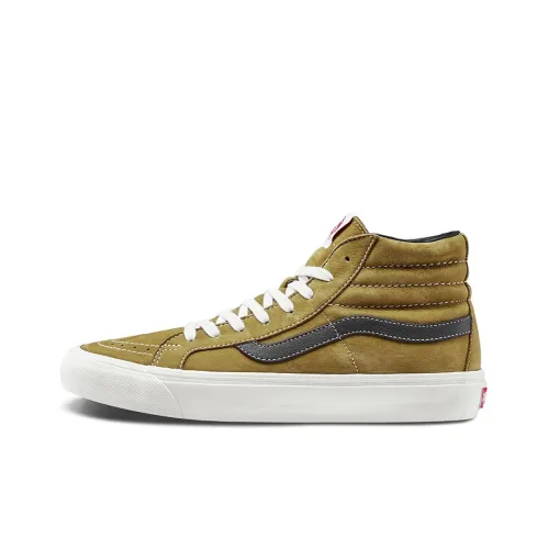 VANS SK8 L Высокие Кроссовки для скейтбординга Унисекс Коричневый Белый
