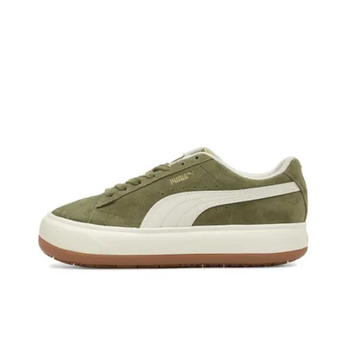 PUMA SUEDE MAYU Up Low Top Скейтборд Кроссовки Женские Зеленые