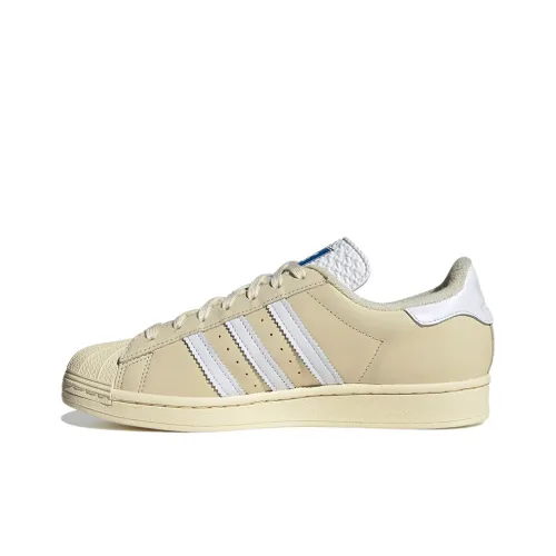 Adidas Originals SUPERSTAR Low Топ Скейтборд Кроссовки Унисекс Бежево-Желтые