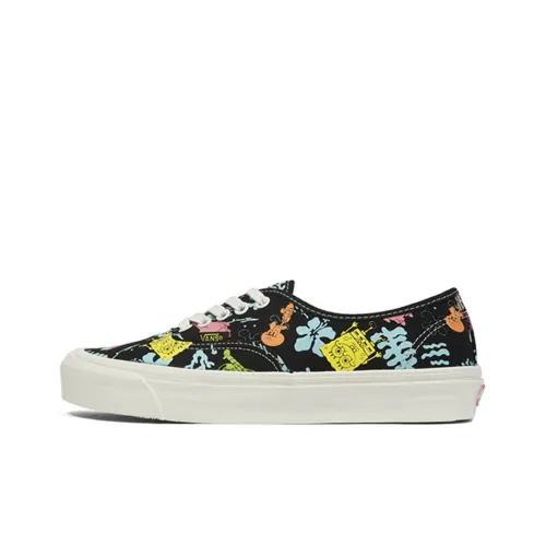 SPONGEBOB SQUAREPANTS x Vans Aloha Blue Lightweight and Breathable Low-Top Skateboard Shoes Unisex Blue