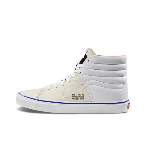 VANS SK8 Revolve Кремово-белые Высокие Кроссовки для скейтбординга Унисекс Реверс Белый