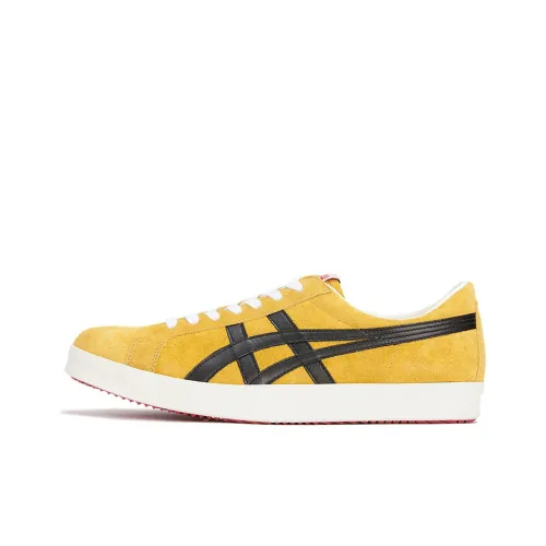 Onitsuka Tiger Fabre Покрытие Slip-Resistant Низкие Кроссовки для Скейтбординга Унисекс Желтые