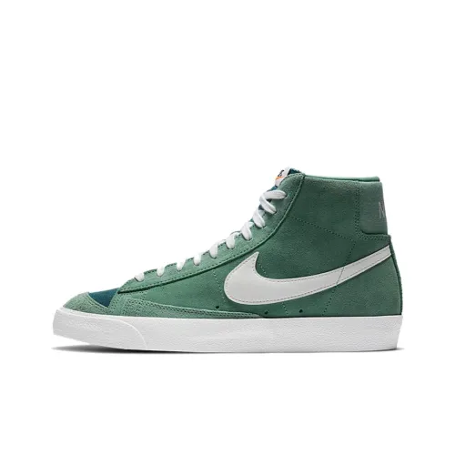 Nike Blazer 77 VNTG Suede MI Coating MID Скейтбординг Кроссовки Unisex Белый Зеленый