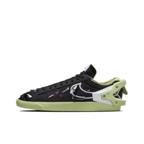 ACRONYM x Nike Blazer 'Черный' Низкие Скейтборд Кроссовки Unisex Черный Зеленый