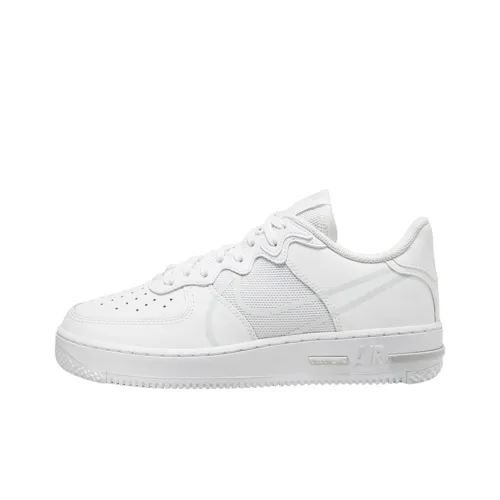 Nike Air FORCE 1 React Low Топ Скейтборд Кроссовки Мужские Чисто Белые