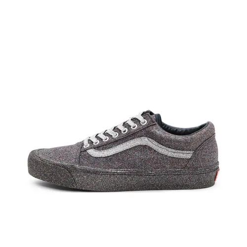 Vans Old Skool Collection LX Opening Ceremony Glitter Low Top Скейтборд Кроссовки Unisex Black Gray